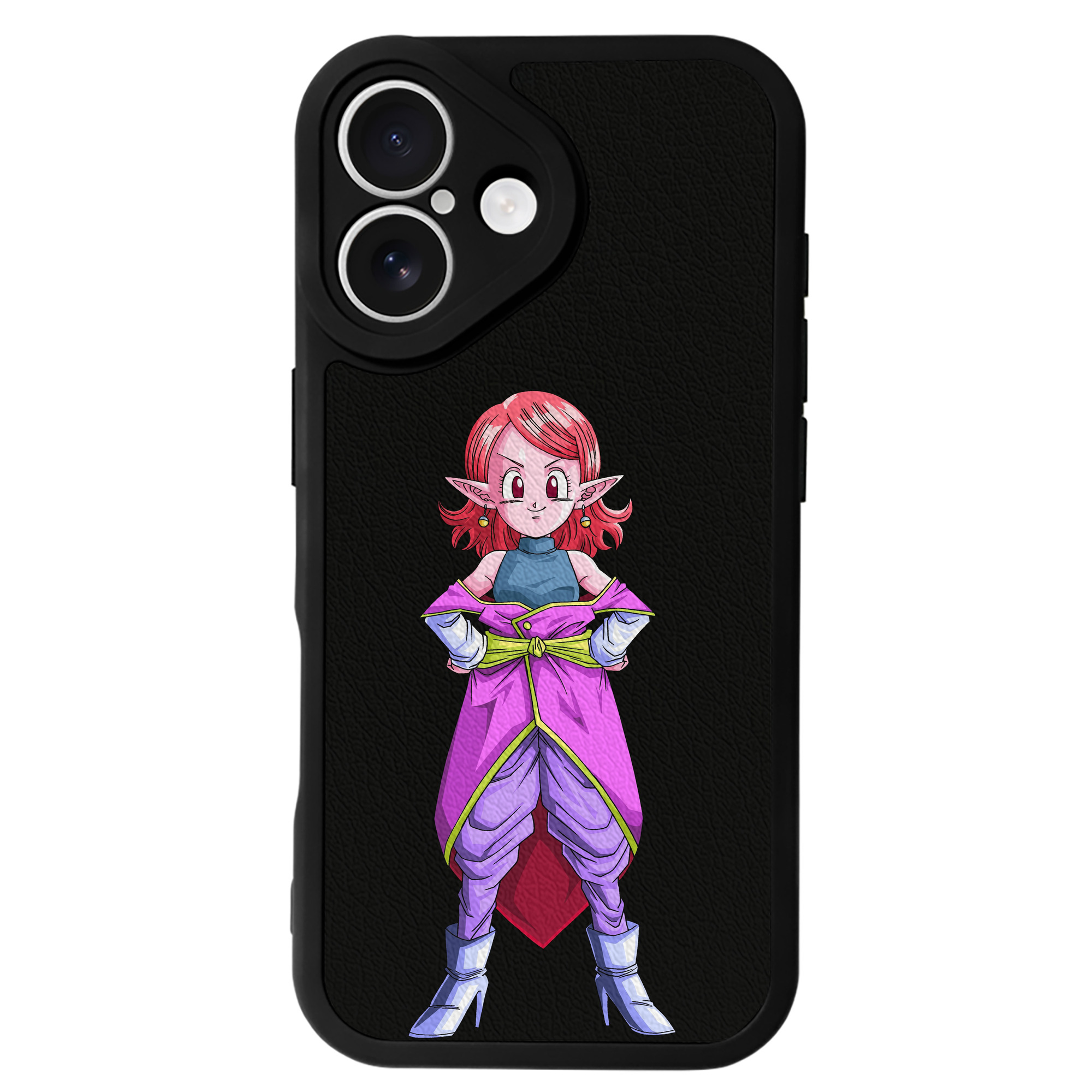 （画像用） ドラゴンボール DRAGON BALL 【iPhone 16シリーズ対応】シリコンスマホケース（レザー調） 材質：シリコン